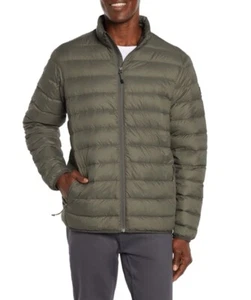Eddie Bauer Men's Down Packable Jacket Microlight Size XLarge Green 650 Fill NEW - Picture 1 of 8