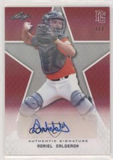 2020 Leaf Perfect Game National Showcase 1/1 Adriel Calderon #BA-AC2 Auto 0c6