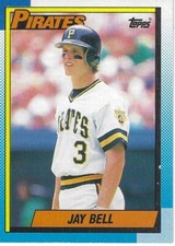 1990 Topps JAY BELL #523 Pittsburgh Pirates Mint or Better