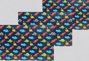 SET 3 TOVAGLIETTE IN PLASTICA UGUALI,12" x 17", MOLTI DINOSAURI MULTICOLOR, HL - Foto 1 di 12
