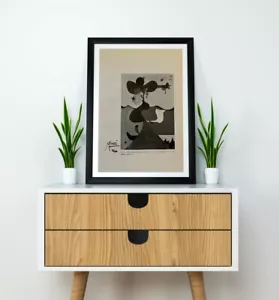 Litografía original firmada a mano Joan Miró con certificado de autenticidad y valoración de $3,500 - Imagen 1 de 11