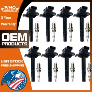 8X Upgrade Ignition Coil+Plug Pack for 1994-2004 Volkswagen Audi 1.8L 4.2L UF274 - Picture 1 of 20