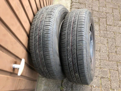 2xkomplette Sommerreifen+Felgen 175/80R14 88T für VW Golf,Bora,Seat Leon,Skoda - Bild 1 von 4