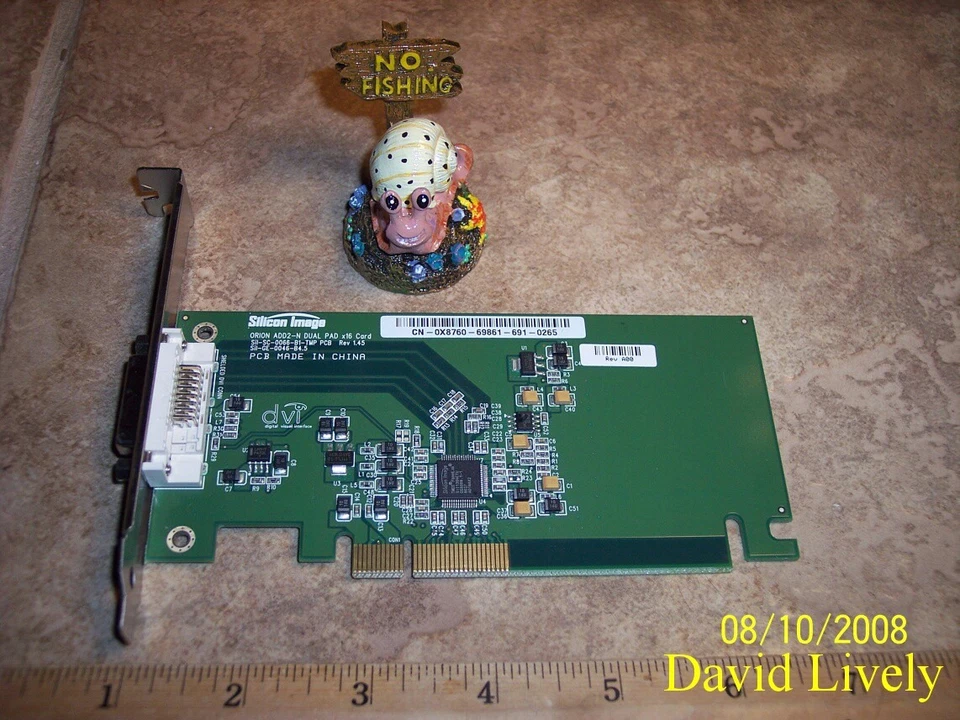 Dell X8760 DVI PCI-E Full Height Video Graphics Card Board CN-0X8760 - Image 1 of 1