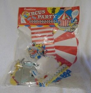 Vintage Dennison Party Pack Big Top Circus Centerpiece IOP - Picture 1 of 10