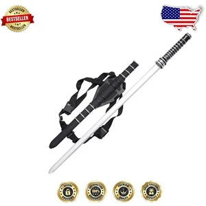Modern Unisex Fantasy Sword in Silver - Perfect for Collectors and Costume Use - Picture 1 of 2