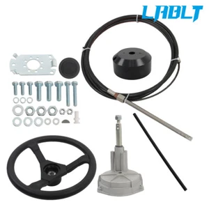 LABLT Rotary Steering System Outboard Kit 12 Feet Marine Steering Cable SS13712 - Picture 1 of 8