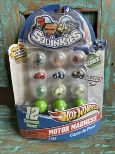2011 Squinkies Hot Wheels Motor Madness 12 Cars Series 1 New Old Stock Blip Toys - Picture 1 of 13