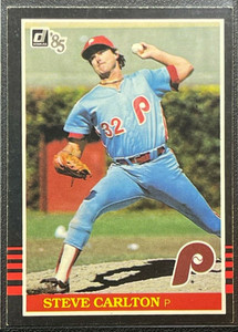 1985 Donruss Steve Carlton #305 Philadelphia Phillies