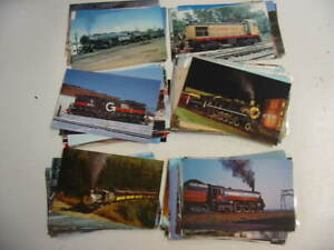 100 Railroad Postcard Lot