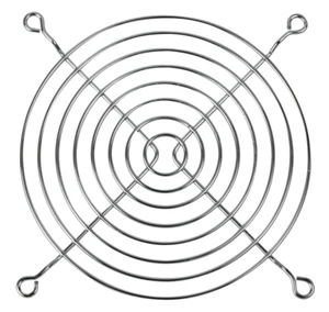 Wire Fan Grill | Chrome Finish 110MM x 110MM x 5MM - Picture 1 of 3