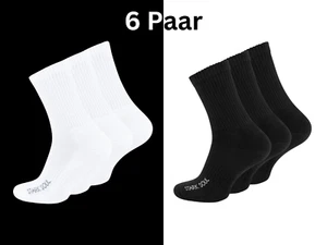 6 pares de calcetines deportivos Stark Soul con suela de rizo unisex algodón - Imagen 1 de 5