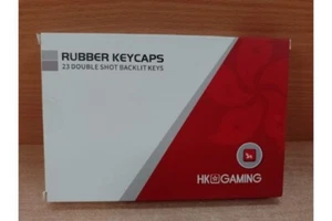 HK Gaming Rubber Keycaps Set | Anti-Slip Texture | Doubleshot Backlit Keycap Set - Picture 1 of 2