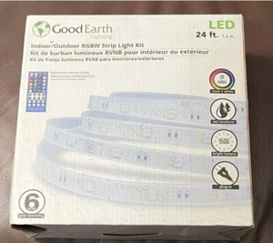 🔥 Good Earth Lighting Indoor/Outdoor RGBW Strip Light Kit LED 24ft (H) - Picture 1 of 1