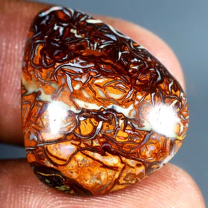 18.40 ct Fancy Cabochon (23 x 19 mm) Multi Australian Koroit Boulder Opal - Picture 1 of 1