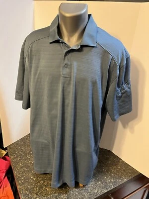 Blackhawk 男式战术 Polo 衫石板蓝色 XL 聚酯纤维 — 第 1/4 张图片