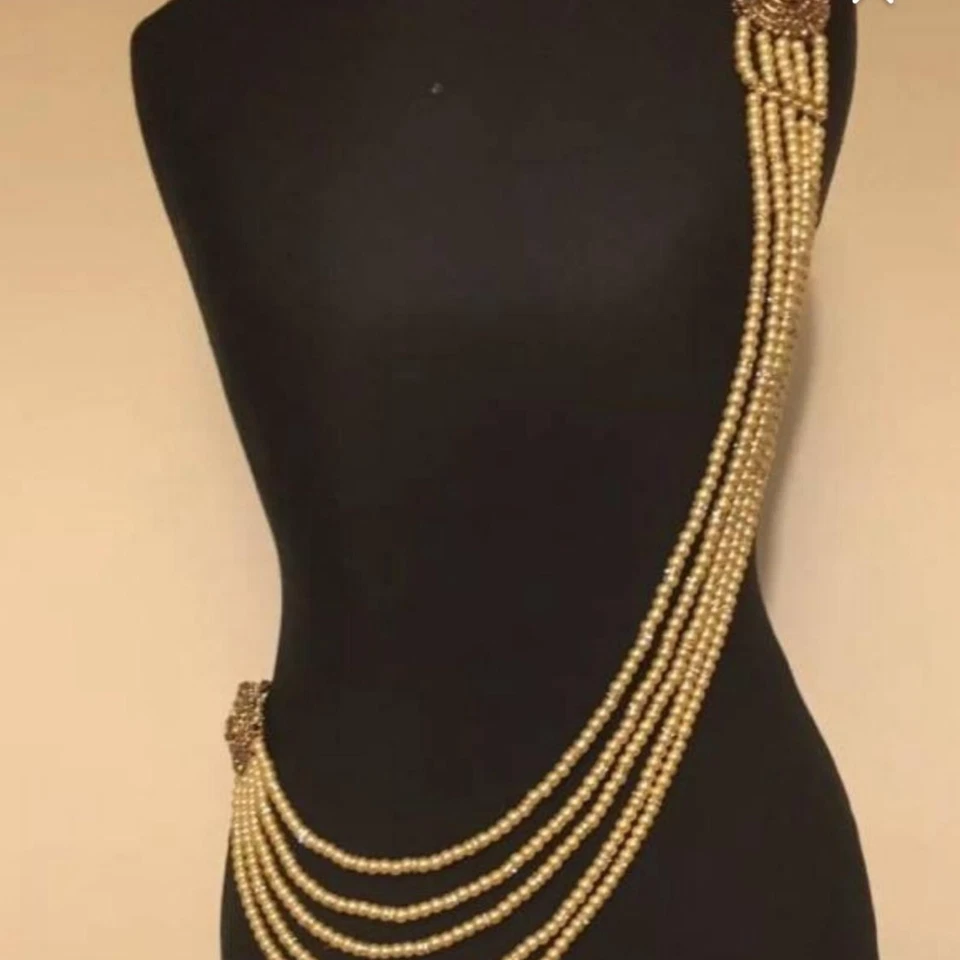 Broche prendedor sari perla pallu accesorios joyería para mujer elegante broche prendedor Foto 1 de 1