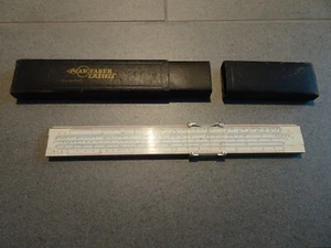 alter Rechenschieber Rechenstab A.W.Faber-Castell Darmstadt 1/54 Holz Etui - Bild 1 von 11