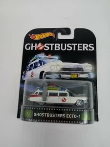 HOT WHEELS 2015 RETRO ENTERTAINMENT GHOSTBUSTERS ECTO-1 - Picture 1 of 8
