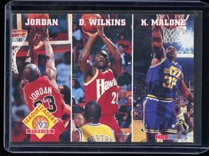 1993 SkyBox NBA Hoops Michael Jordan #283 League Leaders Scoring Trio BULLS - Picture 1 of 2