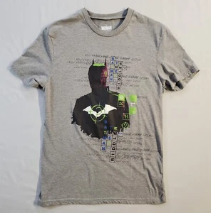 The Batman Movie Gray T-Shirt Youth Size M Riddler Briefly Stated DC Comics - Picture 1 of 8