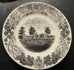 Wedgwood Bowdoin College Speiseteller Vintage 10,5 Zoll The Campus 1822 - Bild 1 von 7