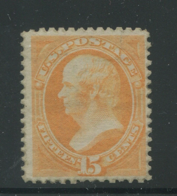 1870 US Stamp #152 15c Mint Disturbed Gum F/VF Catalogue Value $3500 Certified - Image 1 of 2