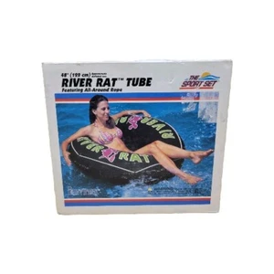Vintage River Rat Vinyl Tube 48” By Intex The Sport Set - New - Picture 1 of 5