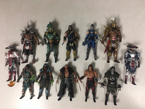HUGE MORTAL KOMBAT ACTION FIGURE LOT MCFARLANE CUSTOM BARAKA SCORPION RAIDEN USA Cover
