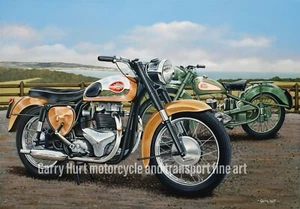 BSA Golden Flash / Bantam D1 Moto A3 Edición Limitada Impresión - Imagen 1 de 1