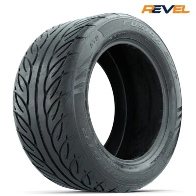 Set of 4, 255/45R14 GTW Fusion GTR Steel Belted Radial Golf Cart Tires, 23" Tall - Image 1 of 4