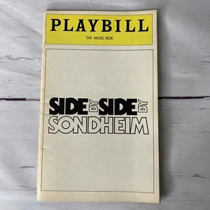 Side by Side by Sondheim Playbill Broadway 1977 - Bild 1 von 8