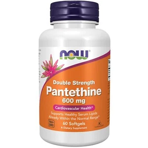 Vitamin Double Strength Pantethine 600 mg 60 Count Cardiovascular Support - Picture 1 of 9