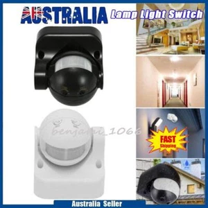 PIR Motion Sensor Detector Infrared Home 180° Light Control Switch 240V IP44 AUS - Picture 1 of 14