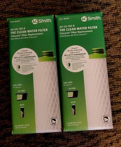 (2) AO Smith AO-US-100-R The Clean Water Filter Claryum Filter Replacement - Picture 1 of 4