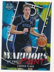 COOPER FLAGG 2025 BOWMAN UNIVERSITY CHROME WARRIORS OF THE PAINT #WP-7 MINT - Picture 1 of 2