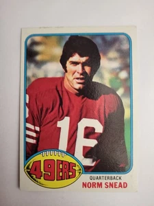 1976 Topps #163 Norm Snead San Francisco 49ers - Picture 1 of 6