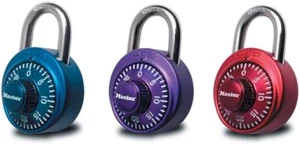 Candado combinado Master Lock 1530DCM - 1 unidad, cerradura de armario, colores surtidos - Imagen 1 de 13