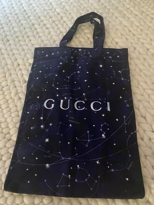 Gucci Navy Logo Tote Small Bag - Image 1 of 3