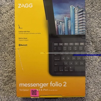 ZAGG Messenger Folio 2 Keyboard Folio/Case - Black - Image 1 of 4