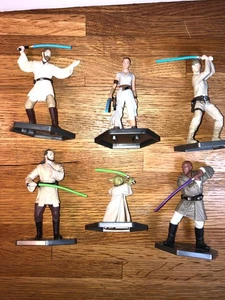 Star Wars Jedi Ritter Actionfigur 6 Stück Cake Topper Rey Luke Skywalker - Bild 1 von 4