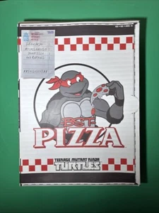 TMNT Ninja Turtles BST AXN Figure 4 Pack PIZZA BOX Black & White EXCLUSIVE 2021 - Picture 1 of 4