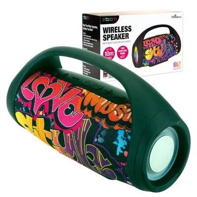 Altavoz LED Inalámbrico Graffiti Bluetooth Luces Cambiantes de Color Fiesta - Imagen 1 de 4