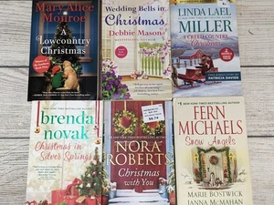 Lot of 6 Paperback Christmas Holiday Romance Contemporary Women's Fiction 6525 - Bild 1 von 17