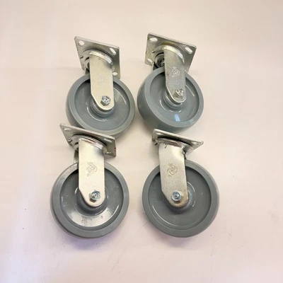 Juego de 4 ruedas Algood de 6 pulgadas Foto 1 de 4