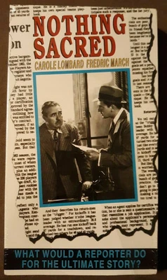 Nothing Sacred, VHS, PRE-OWNED, Carole Lombard, Fredric March - Image 1 of 2