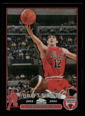 2003-04 Topps cromo negro refractor RC #117 Kirk Hinrich/500 Foto 1 de 2