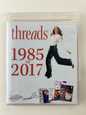 Threads Magazine Archive 1985-2017 USB Flash Drive Issues 1 to 194 Patterns Tips - Image 1 of 4