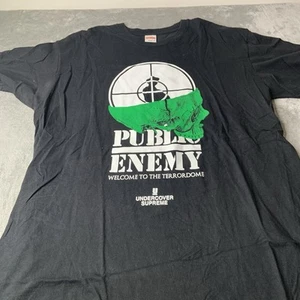 Camiseta Supreme Para Hombres Bajo Cubierta Enemigo Público Bienvenido al Terrordome Talla XL - Imagen 1 de 6