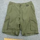 Boy Scouts Of America Mens Small Relaxed Fit Cargo Shorts Green 31